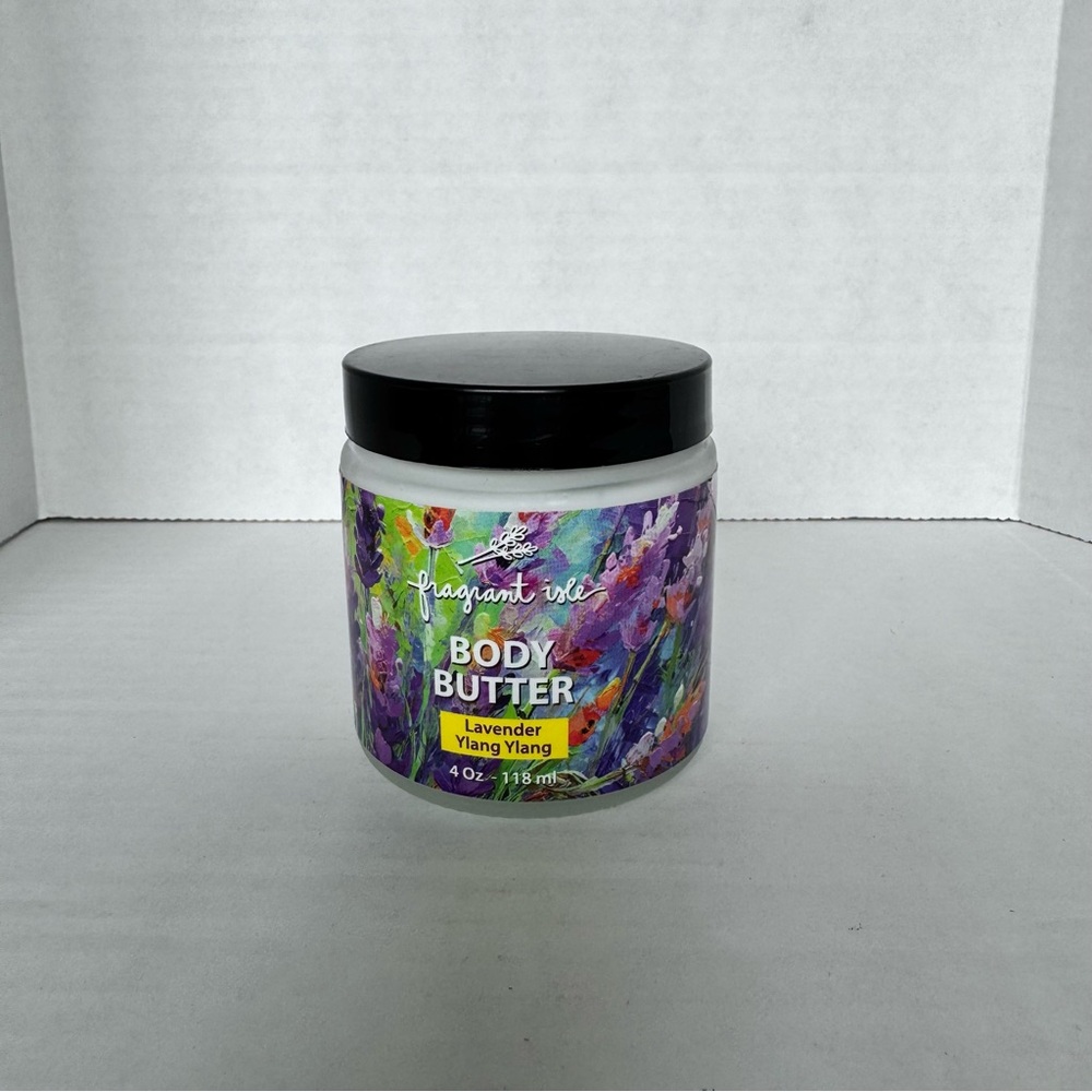 Fragrant Isle Body Butter Lavender Ylang Ylang 4 oz Essential Oils Lotion WI - Picture 2 of 6
